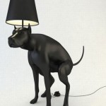 Dog Pooping Lamp